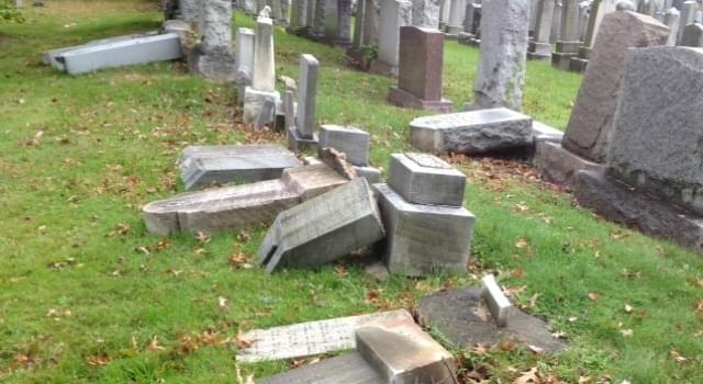 Fallen Tombstones