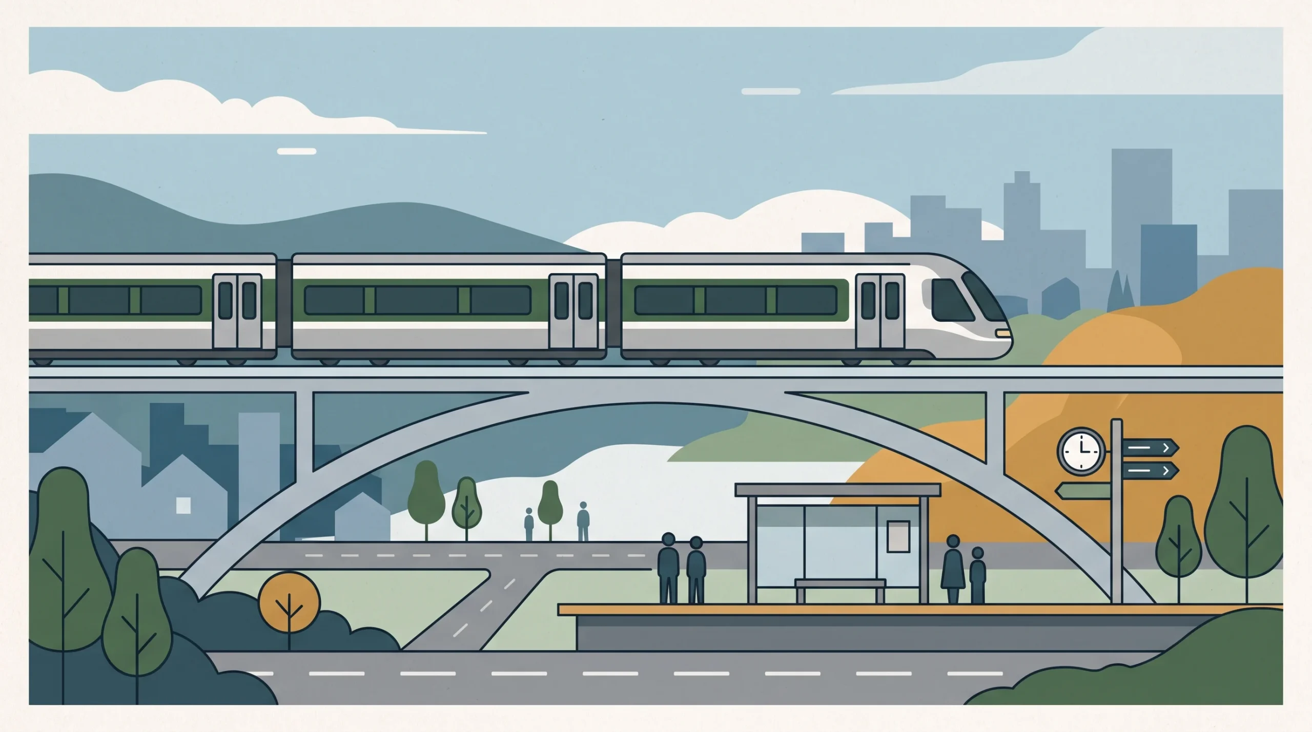 Conceptual editorial illustration