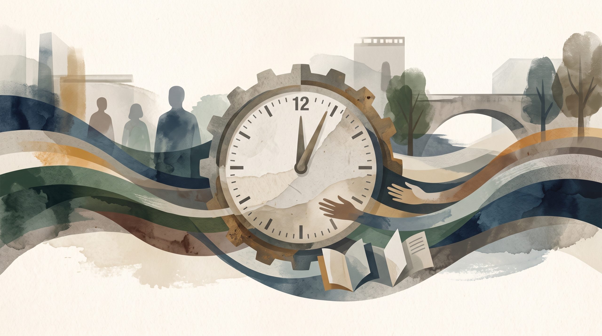 Conceptual editorial illustration