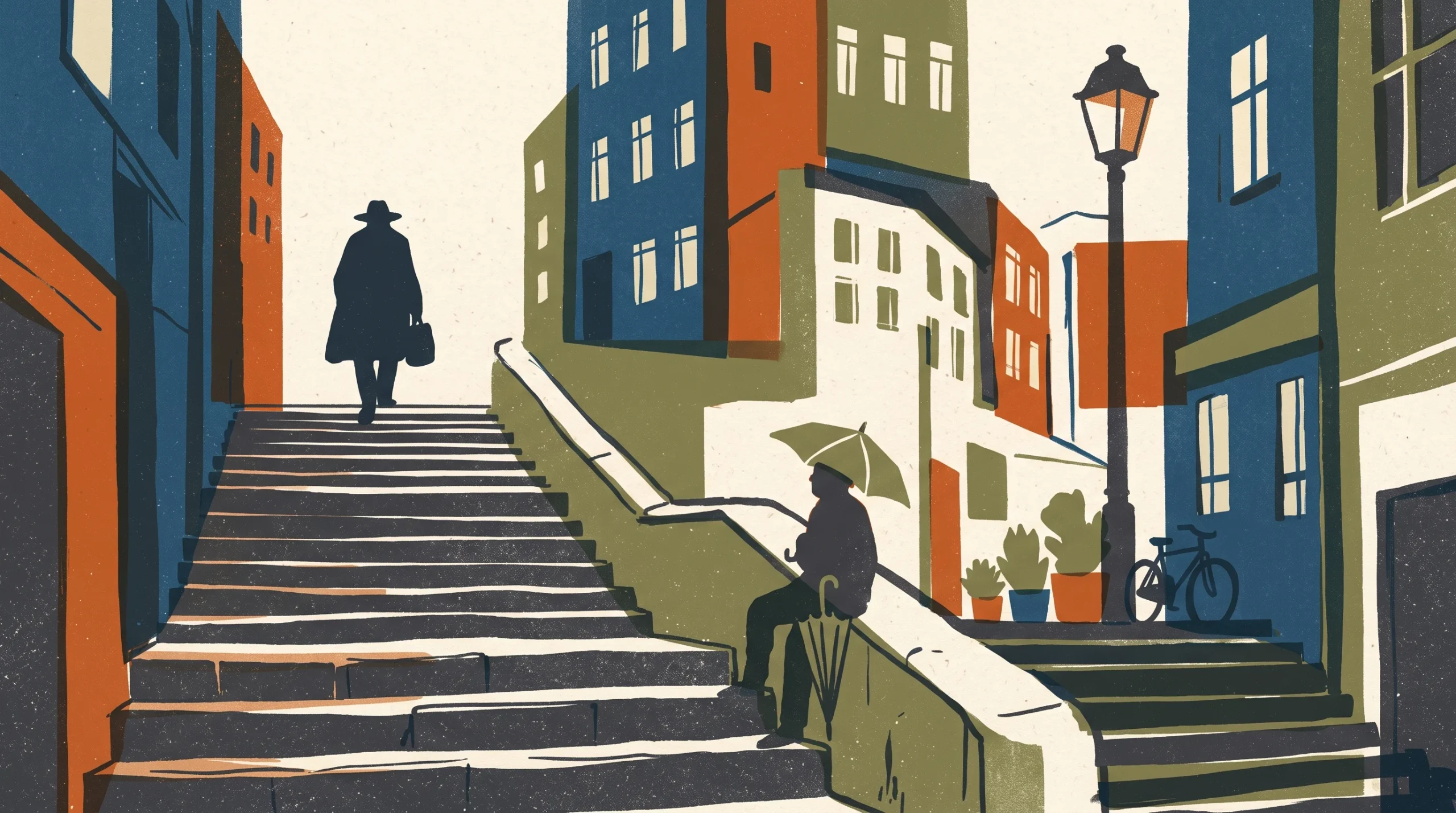 Conceptual editorial illustration