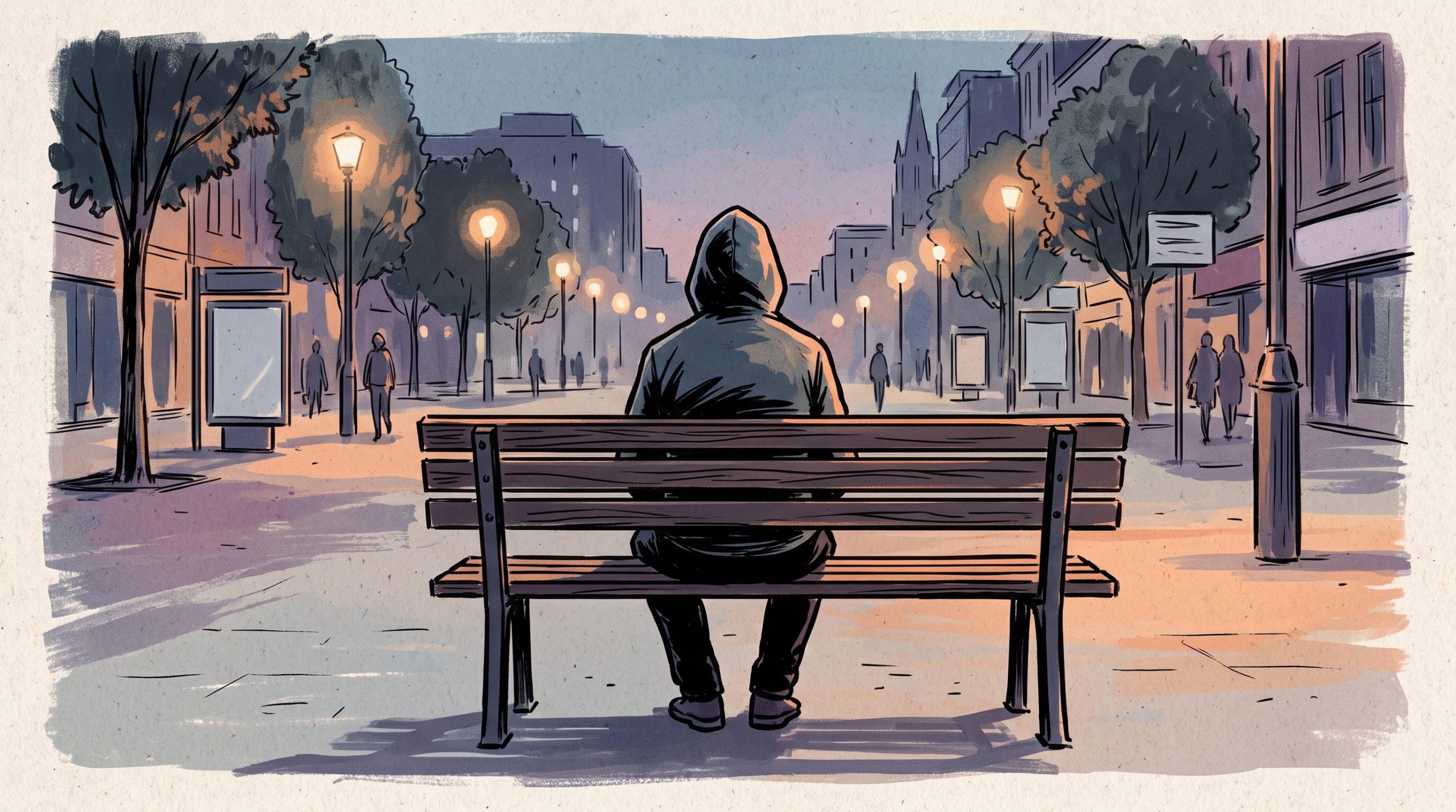 Conceptual editorial illustration