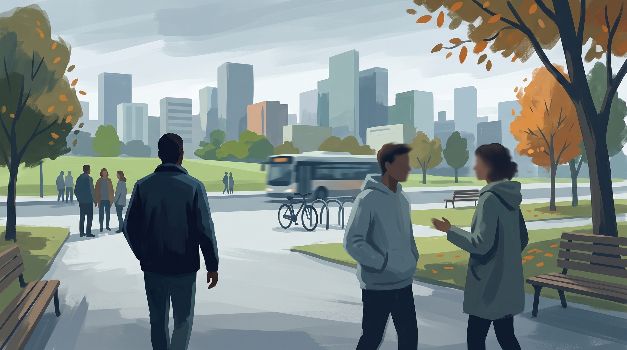 Conceptual editorial illustration
