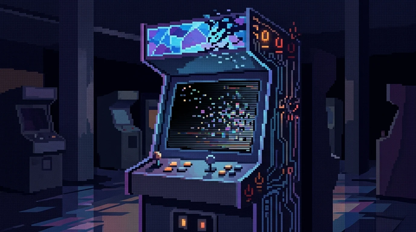 Conceptual art of a digital game service winding down.