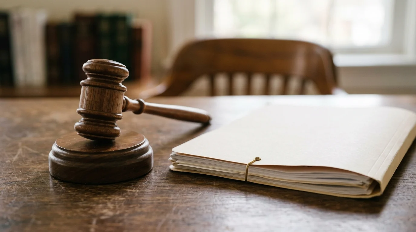 A conceptual image representing a legal or regulatory investigation.