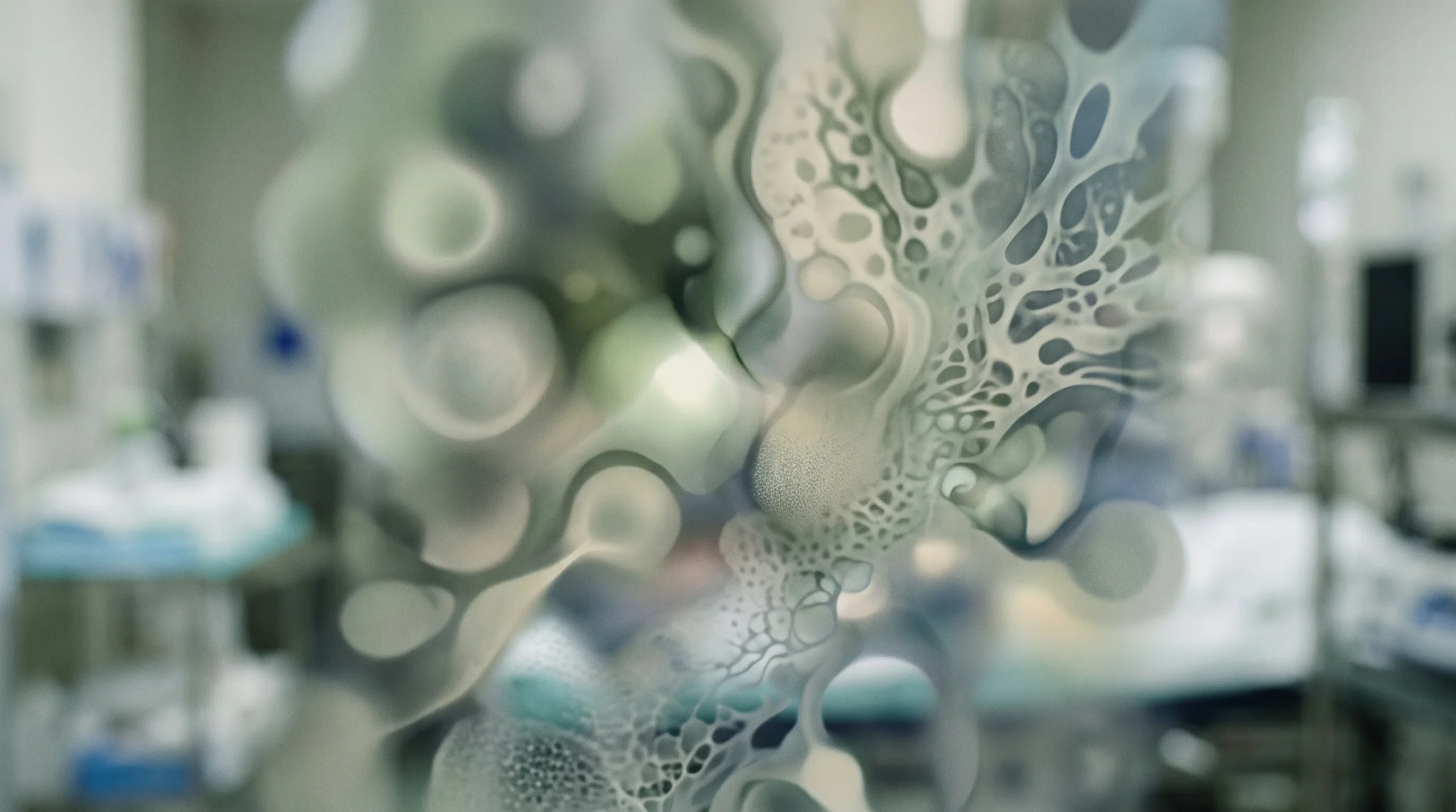 A conceptual abstract illustration of medical diagnostic imagery.