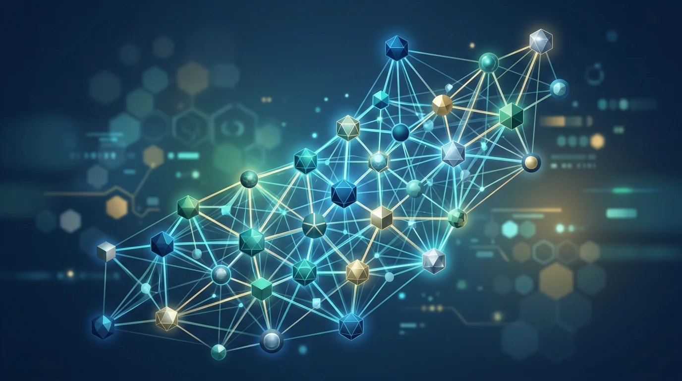 Conceptual image representing business collaboration and resource pooling.
