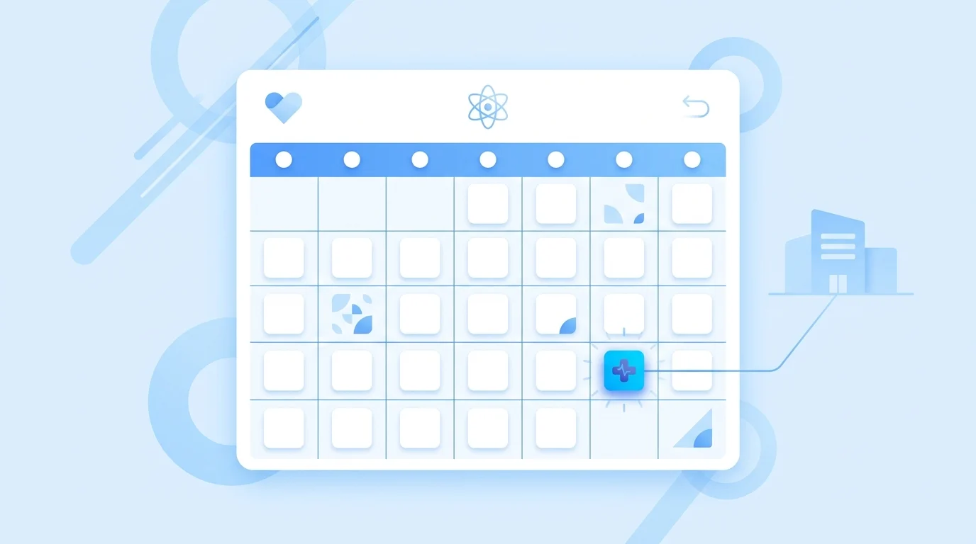 A conceptual calendar illustrating an upcoming medical deadline.